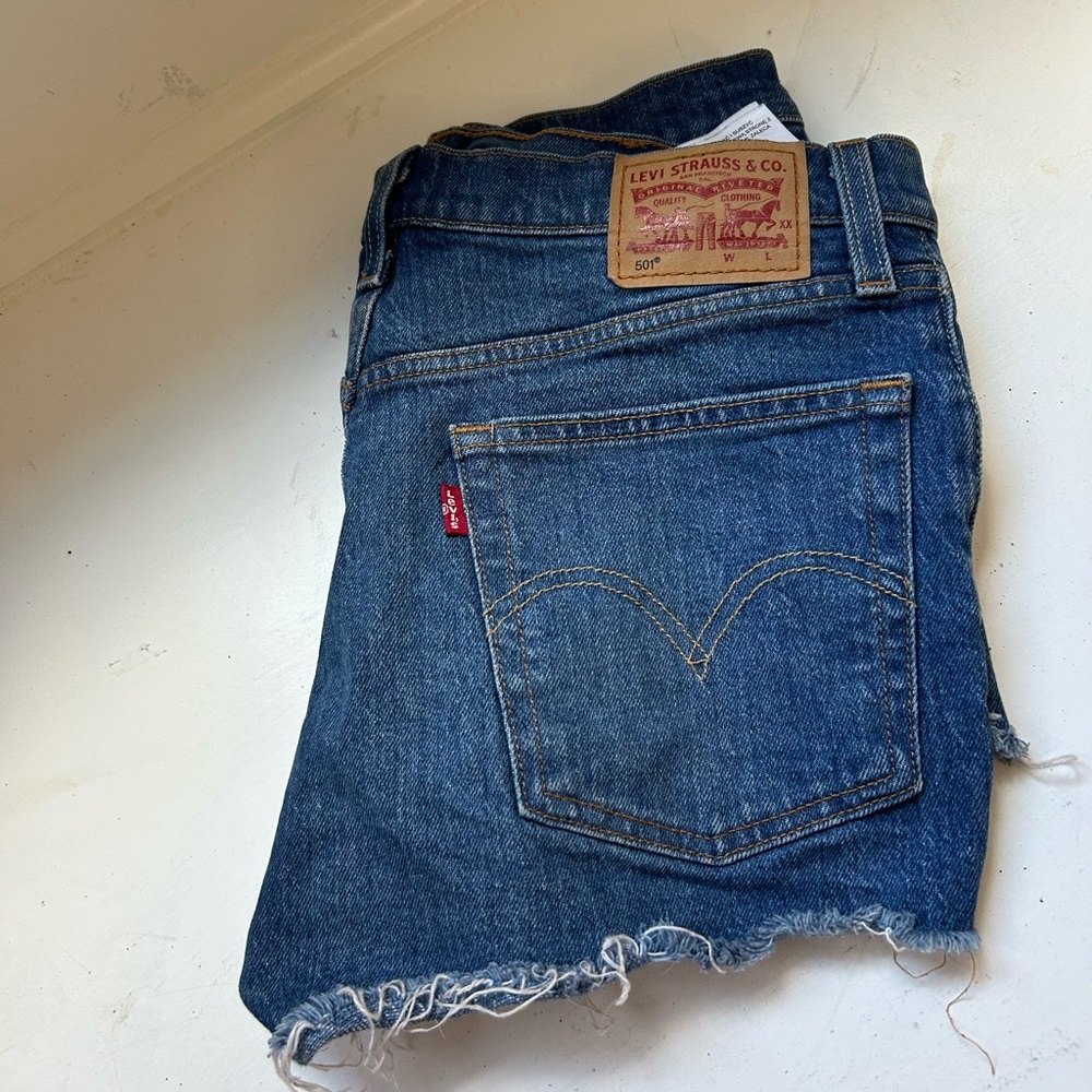Vintage Levi's 501 Cutoff Shorts, Vintage Denim Cutoffs